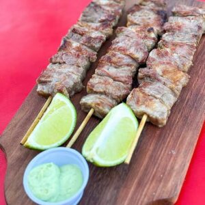 Espetinho de carne